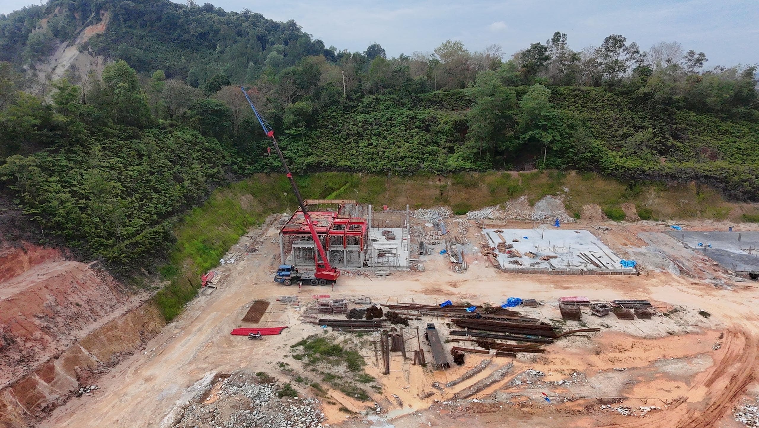 Site progress - construction