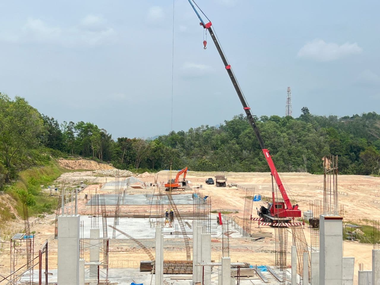 Site progress - development